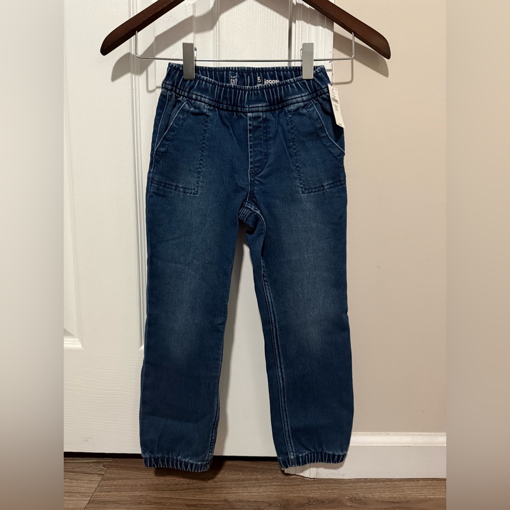NWT Baby Gap Denim Joggers | Size 5 years